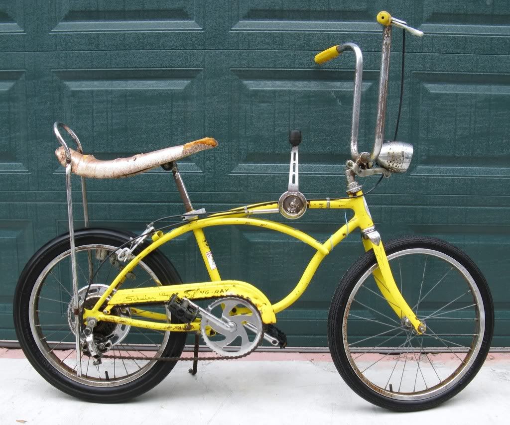 yellow schwinn stingray